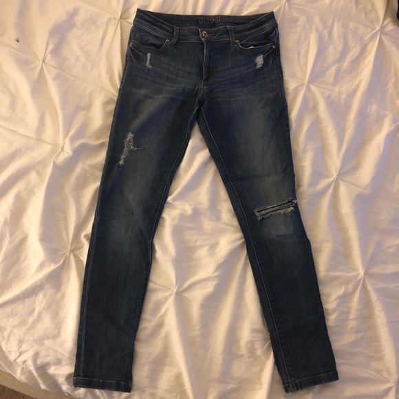 DL1961 Distressed Skinny Jeans - Picture 2 of 2